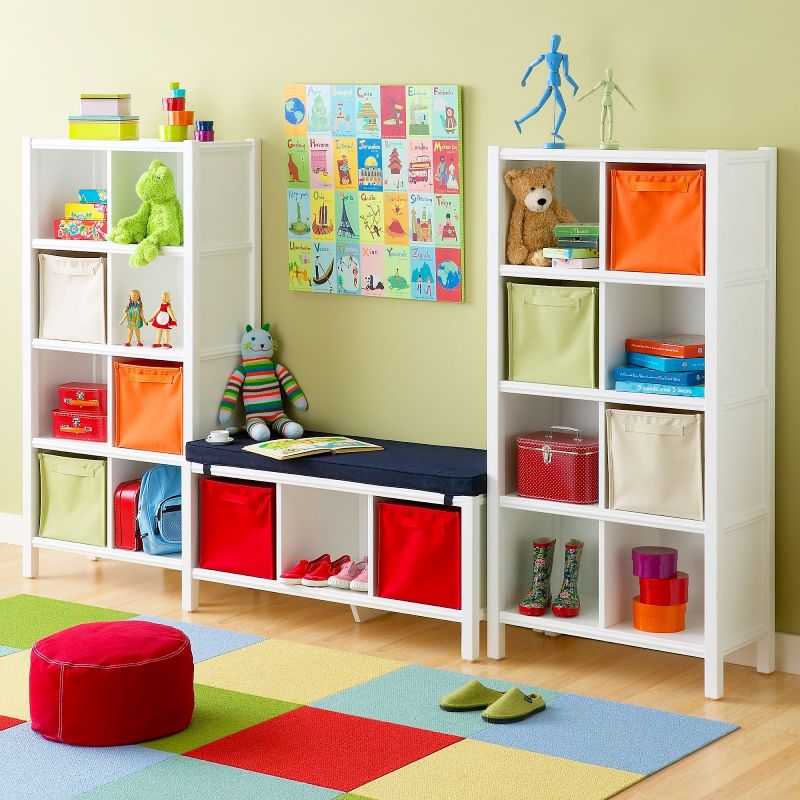Шкаф для хранения игрушек и вещей в детской