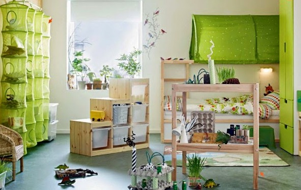 Дизайн и интерьер детской комнаты в стиле ИКЕА