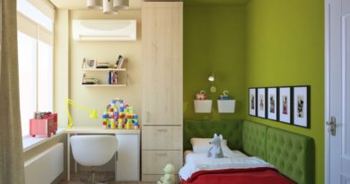 Дизайн интерьера для детской комнаты площадью до 9 кв. метров