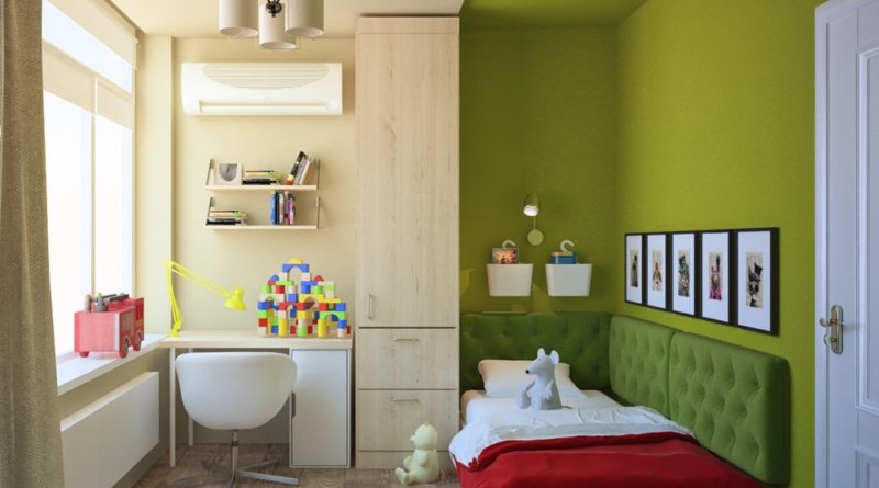 Дизайн интерьера для детской комнаты площадью до 9 кв. метров