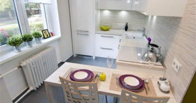 Идеи и советы при планировке маленькой кухни