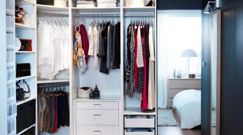 Идеи оформления гардеробной от ИКЕА