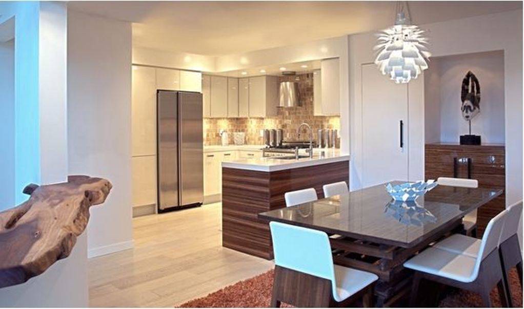 Интерьеры комнат в цветах венге