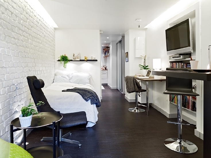 Маленькая квартира 25 кв. метров и её обустройство в скандинавском стиле