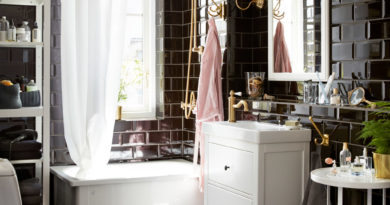 Мебель ИКЕА в интерьере ванной комнаты