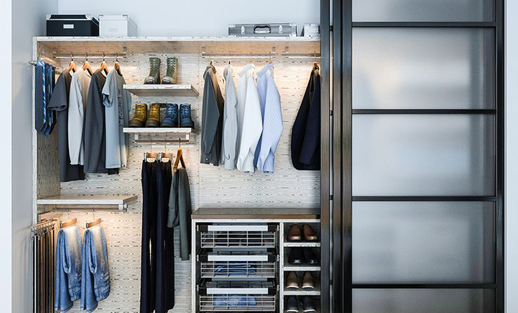 Оптимальные решения систем хранения для гардеробной