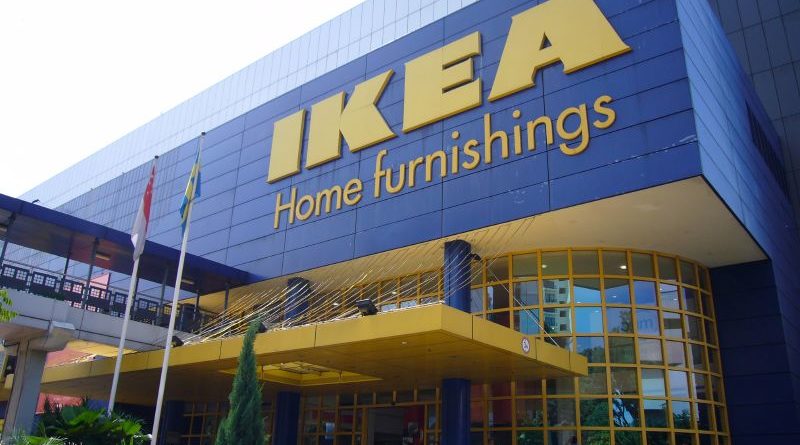 Строительство ИКЕА в Риге. Видео с дрона