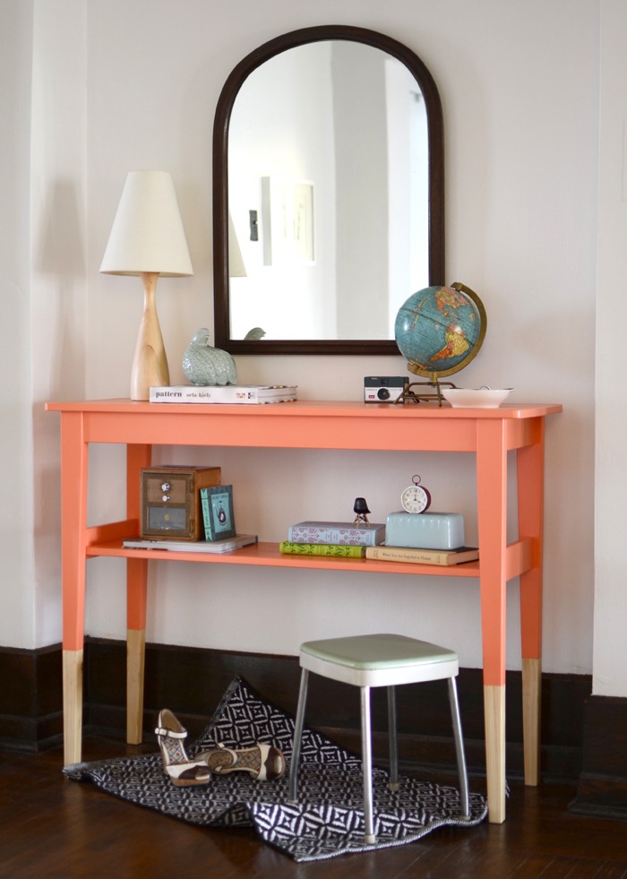 Деревянная этажерка