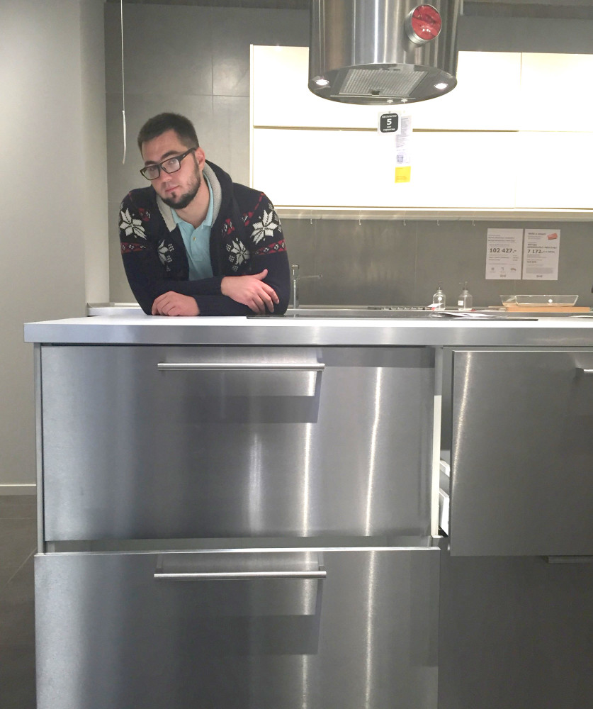 Металлические кухонные фасады