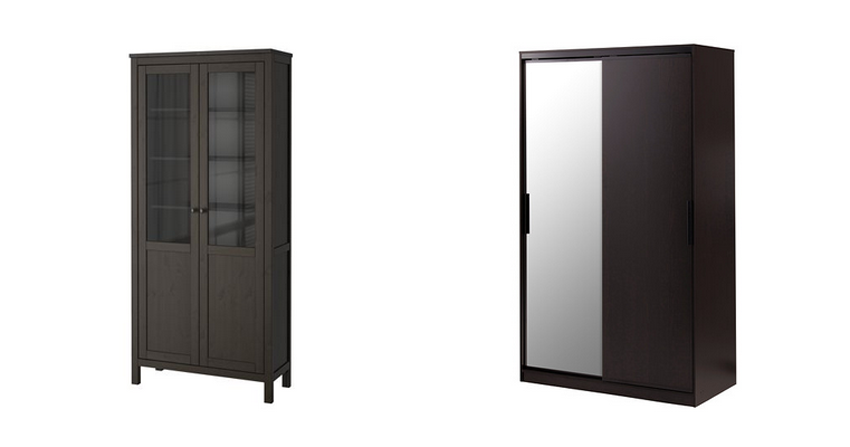 Громоздкие предметы черного цвета оставляют больше визуального простора