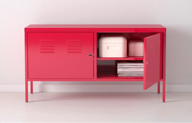 ШКАФ ИКЕА ПС, КРАСНЫЙ Артикул: 801.001.90