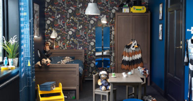 Оформление детской комнаты в стиле ИКЕА