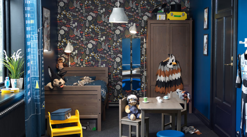 Оформление детской комнаты в стиле ИКЕА