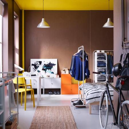 Симбиоз гостиной и спальни