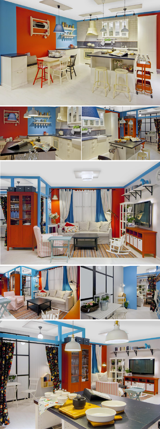 Новые интерьеры кухонь, столовых и гостиных от ИКЕА