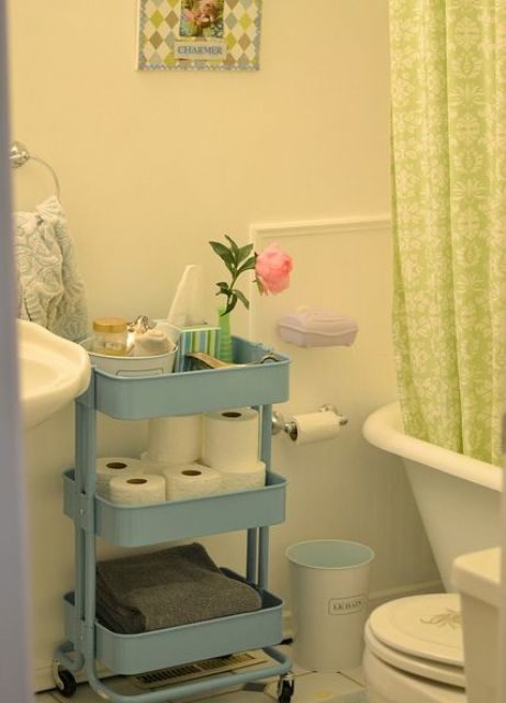 60 умных способов использования тележки ИКЕА РОСКУГ для домашнего хранения