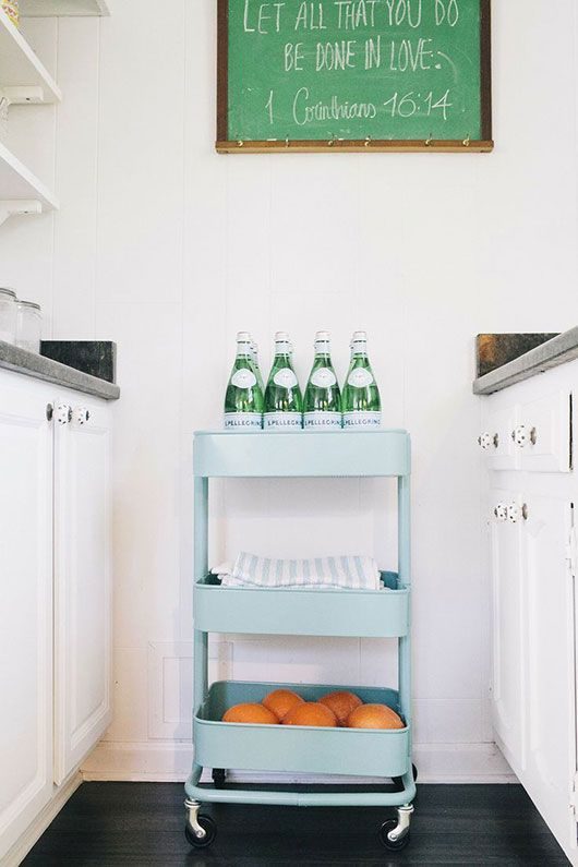 60 умных способов использования тележки ИКЕА РОСКУГ для домашнего хранения