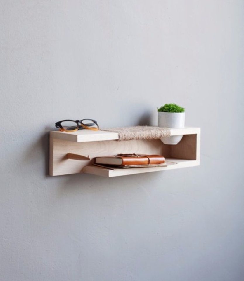 Дизайнерские идеи для полки в прихожую