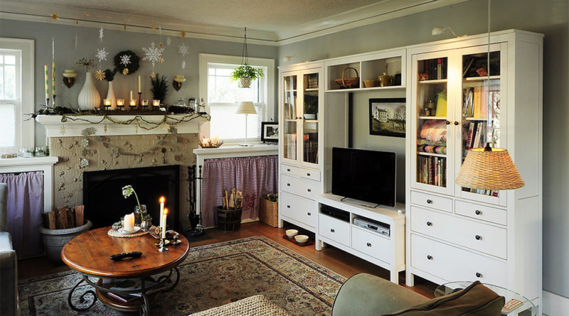 Модульные шкафы для гостиной