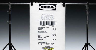 Ковер ИКЕА в виде чека