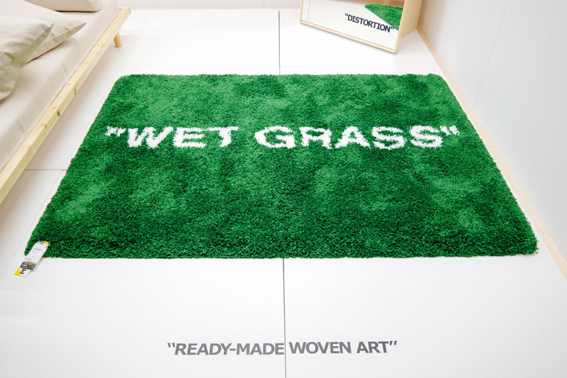 Ковер ИКЕА в виде чека