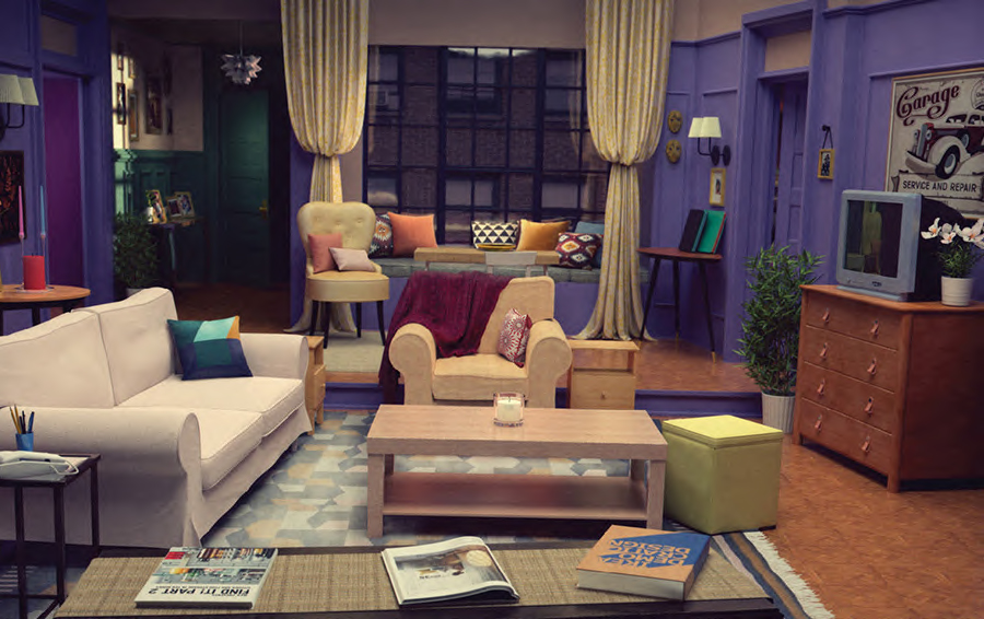 ИКЕА воссоздала интерьеры из сериалов «Симпсоны» и «Друзья»