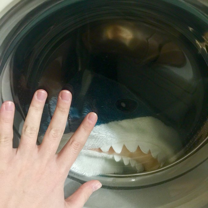 Как постирать акулу из IKEA