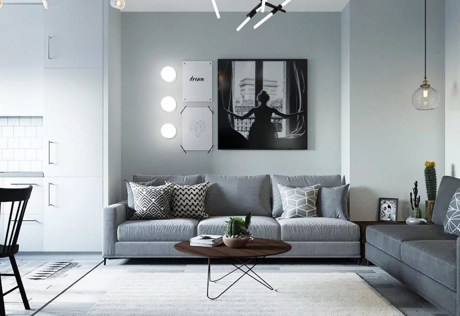 Квартира в скандинавском стиле с мебелью из IKEA