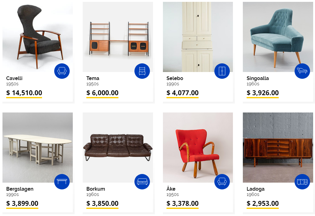 Самая дорогая винтажная мебель ИКЕА