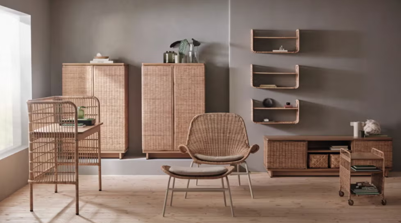 Коллекция мебели FRYKSÅS IKEA: натуральный ротанг в вашем интерьере IKEA FRYKSÅS