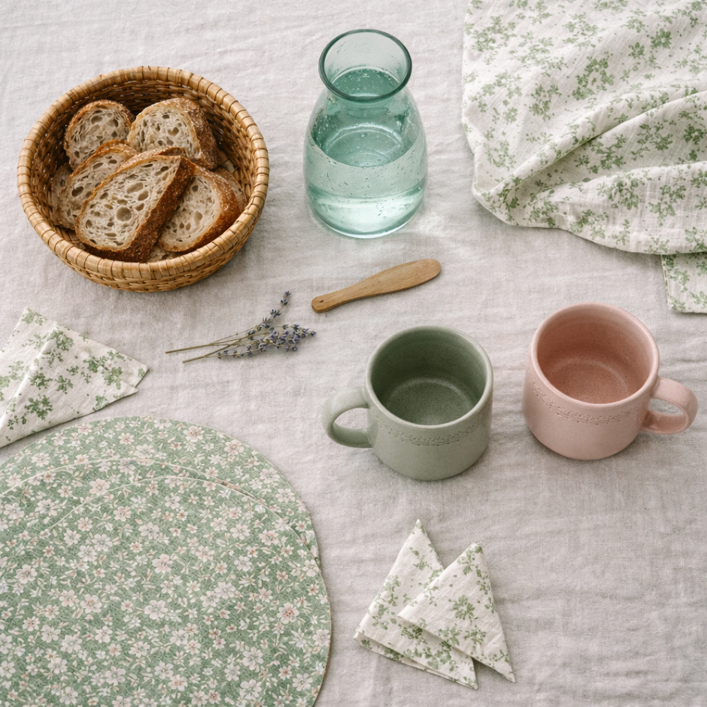 Все 7 товаров коллекции SMÖRFISK — flat lay вид сверху