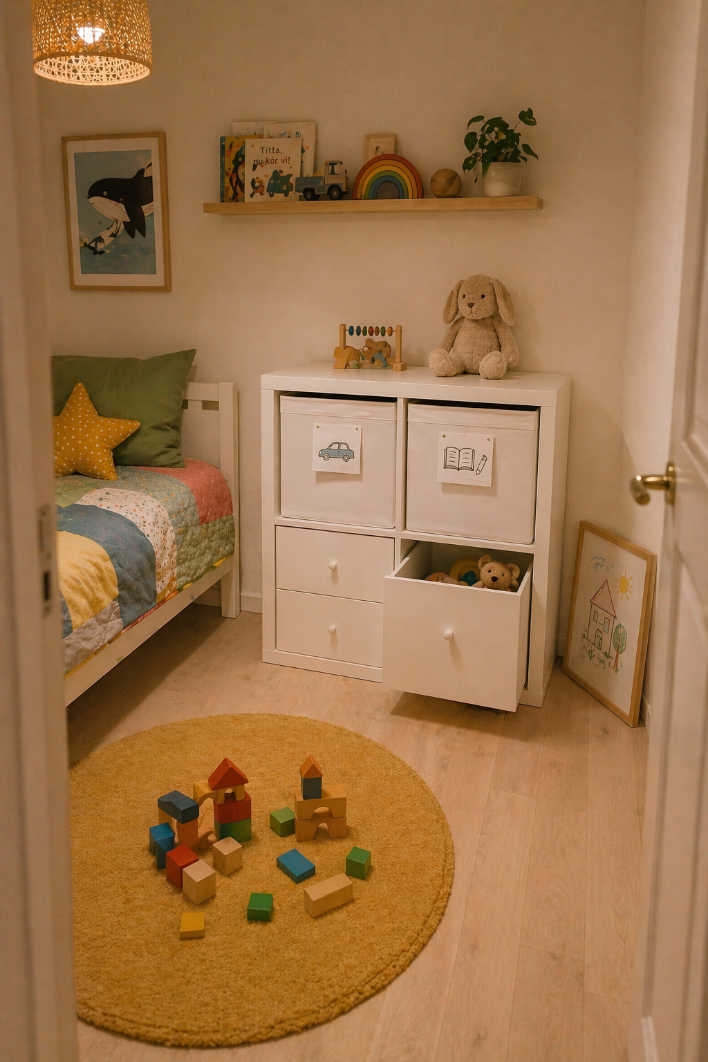 KALLAX 2×2 зона хранения