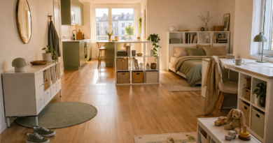 Пять DIY-переделок стеллажа KALLAX IKEA в разных комнатах: прихожая, кухня, спальня, офис, детская