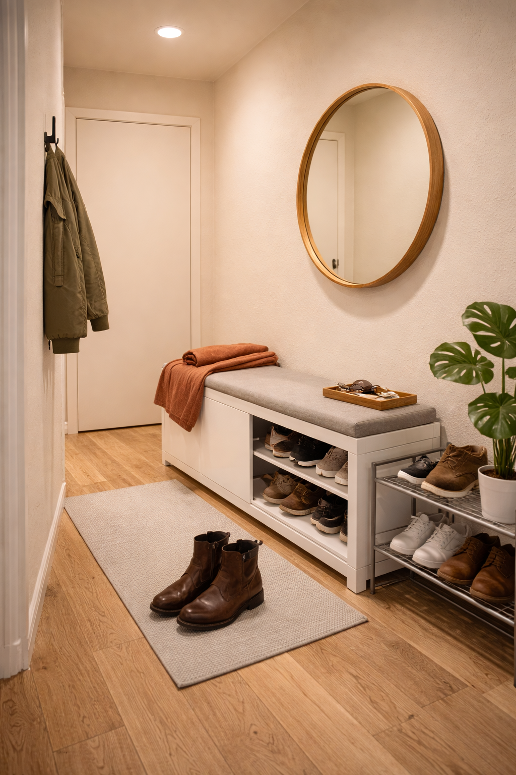 Стандартная прихожая 100–120 см со скамьёй MACKAPÄR