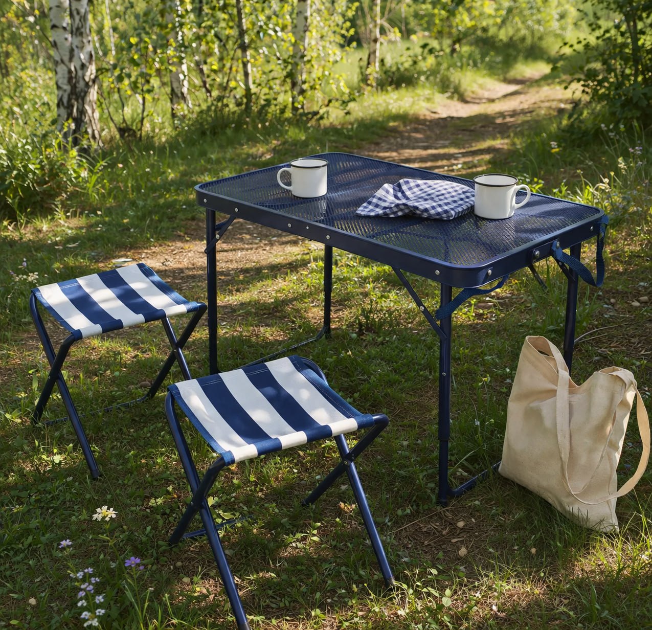 Складной металлический комплект STRANDÖN для пикника на природе