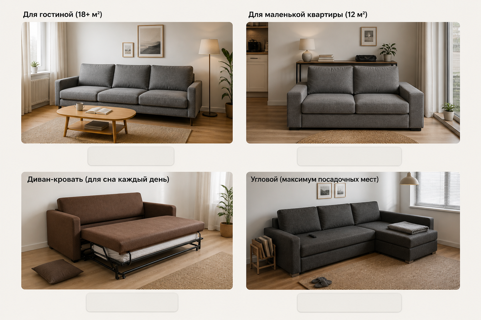 4 сценария выбора дивана IKEA: для гостиной, для маленькой квартиры, диван-кровать, угловой