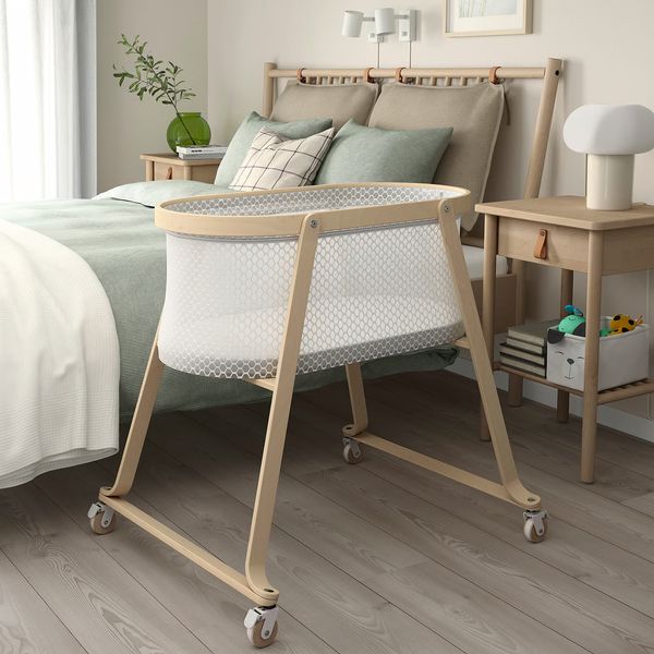 ÄLSKVÄRD Колыбель с матрасом - береза 40x73 см - фото 3