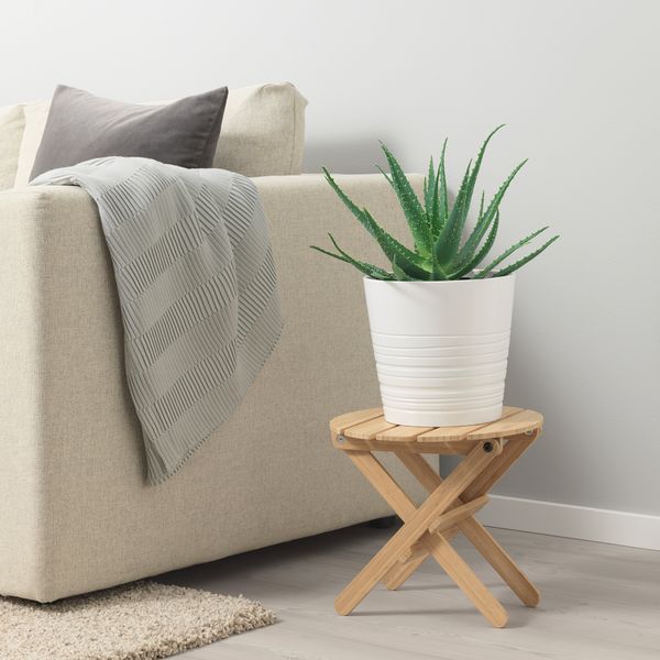 Кашпо, 24 см, белый IKEA MUSKOT 103.081.98 - фото 5