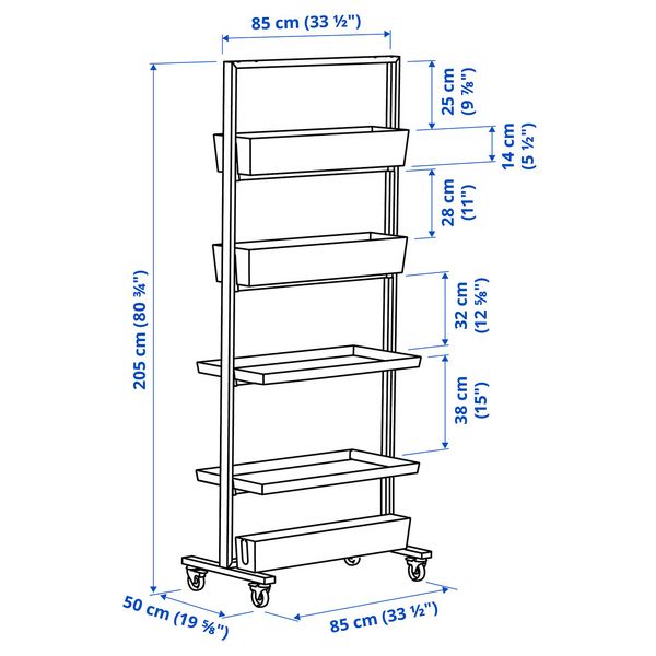 IKEA, дополнительный ракурс - схема-чертеж с размерами