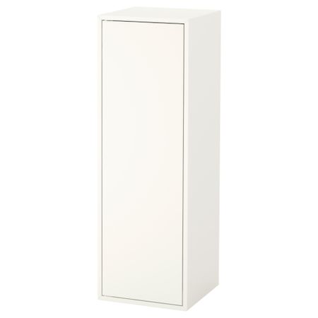 Шкаф с дверцей и 2 полками ЭКЕТ, белый (35x35x105 см)