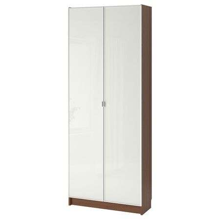 Стеллаж, коричневый ясеневый шпон 80x30x202 см IKEA BILLY БИЛЛИ / MORLIDEN МОРЛИДЕН 792.435.57