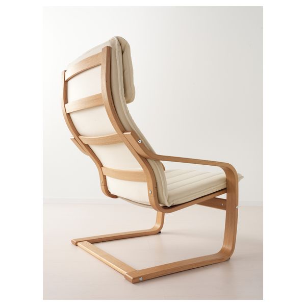 Кресло ПОЭНГ, дубовый шпон, Ранста естественный - фото 3