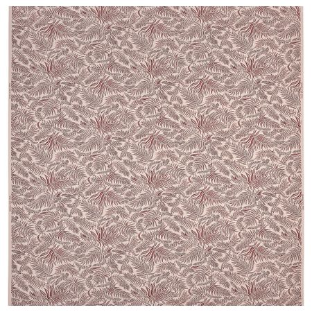 Ткань, 150 см, неокрашенный темно-красный, орнамент «листья» IKEA HAKVINGE ХАКВИНГЕ 604.765.80