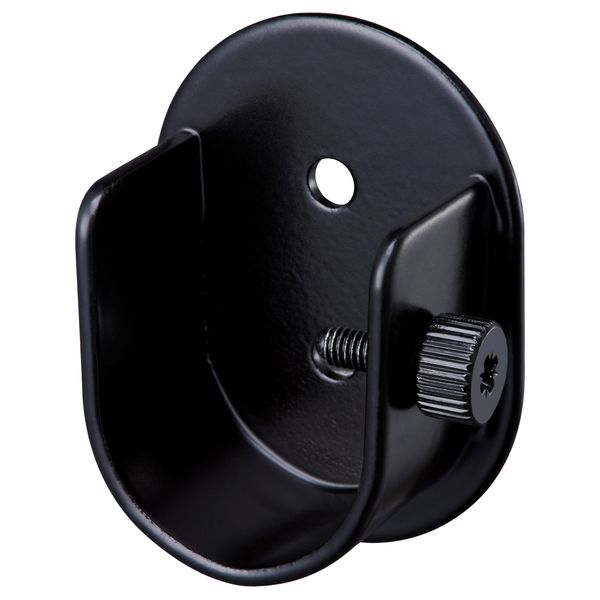 Стенной крепеж для гардинного карниза ХУГАД, черный - схема-чертеж с размерами