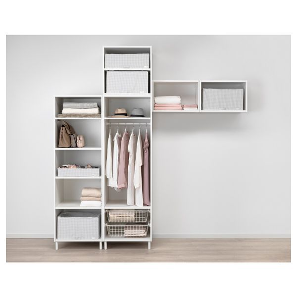 Гардероб, белый/Фоннес белый 240x57x251 см IKEA OPPHUS ОПХУС 692.900.83 - схема-чертеж с размерами