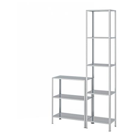Стеллаж для дома, сада, 100x27x74-183 см IKEA HYLLIS ХИЛЛИС 994.174.10