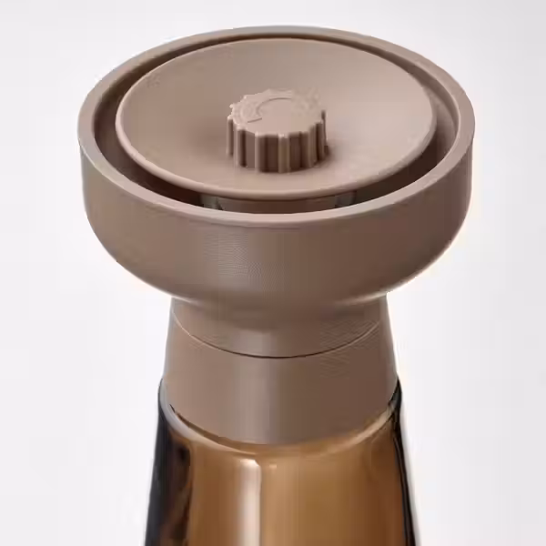 HALVTOM ХАЛВТОМ Мельница для специй - стекло/коричневый 19 см - фото 4