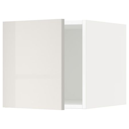 METOD Верхний шкаф - белый/Ringhult светло-серый 40x40 см