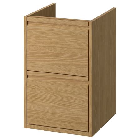 ÄNGSJÖN Шкаф для раковины с ящиками - под дуб 40x48x63 см