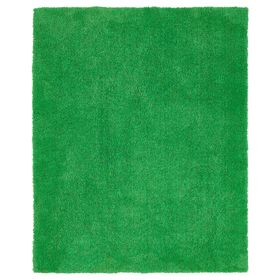 SKOGSDUVA Ковер, длинный ворс - зеленый 133x160 см